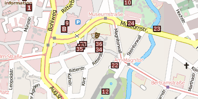 Stadtplan Magniviertel Braunschweig