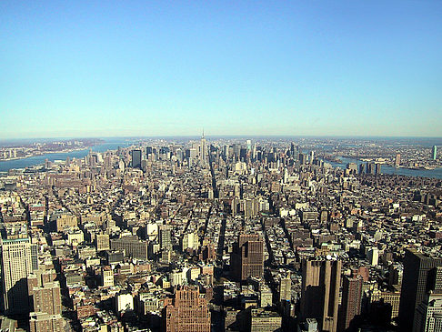 Blick über New York Fotos