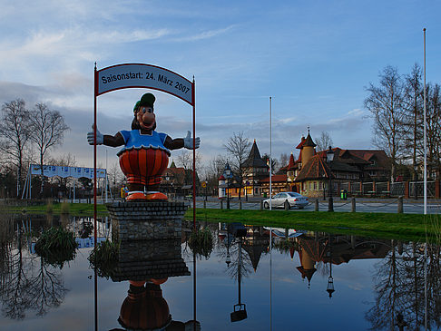 Heidepark am Abend Foto 