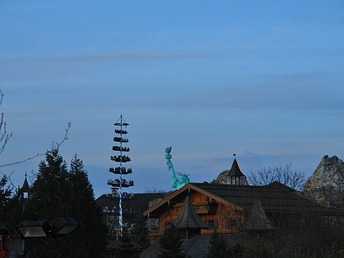 Heidepark am Abend Foto 